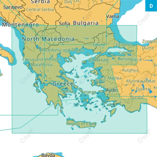 Χάρτης C-Map Discover ΕΛΛΑΔΑ