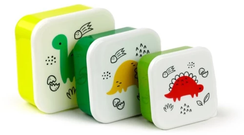 Μπωλ Με Καπάκι Σετ 3 τμχ - Dinosauria Jr (0026188)