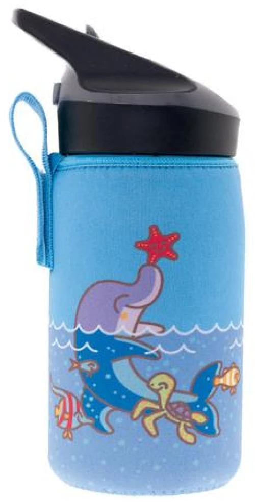 Laken Παγούρι-Θερμός 350ml Dolphin Jannu με Neo Cover