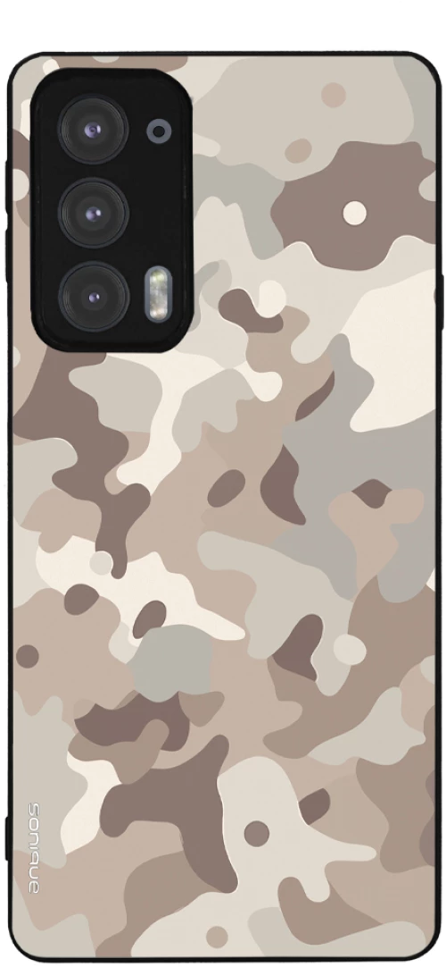 Θήκη Sonique Camouflage Army Series για Motorola Edge 20 5G Μπεζ