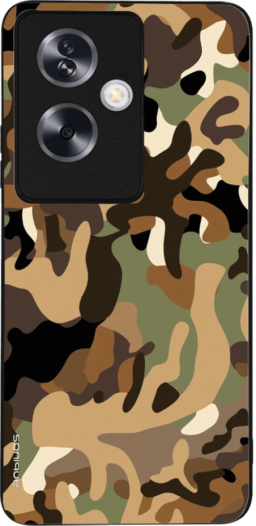 Θήκη Sonique Camouflage Army Series για Oppo A79 5G Καφέ