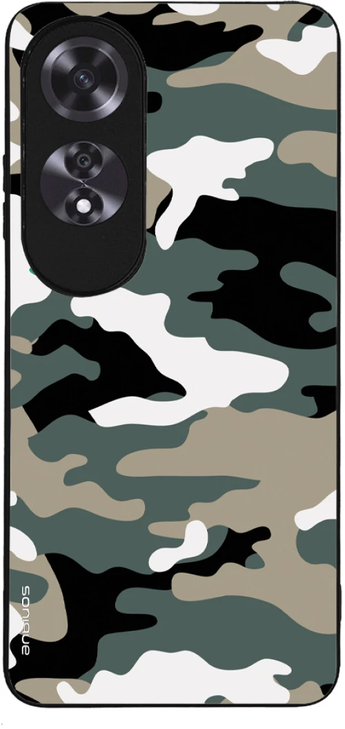 Θήκη Sonique Camouflage Army Series για Oppo A60 Χακί