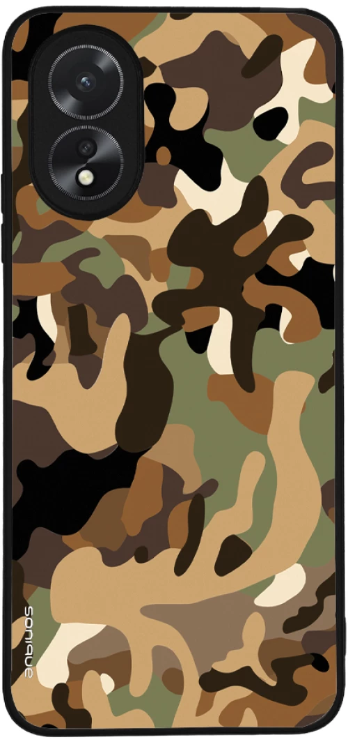 Θήκη Sonique Camouflage Army Series για Oppo A38 Καφέ