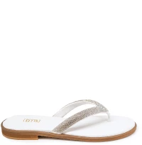 Bigshoes GA0105-02 Δερμάτινο Σανδάλι Λευκό