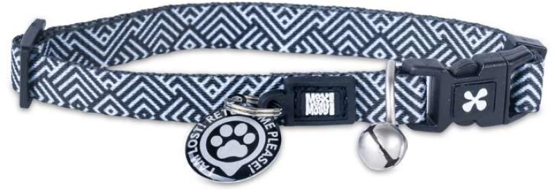 Max And Molly Smart ID Περιλαίμιο Γάτας – Mykonos Black 1,0cm x 22-35cm