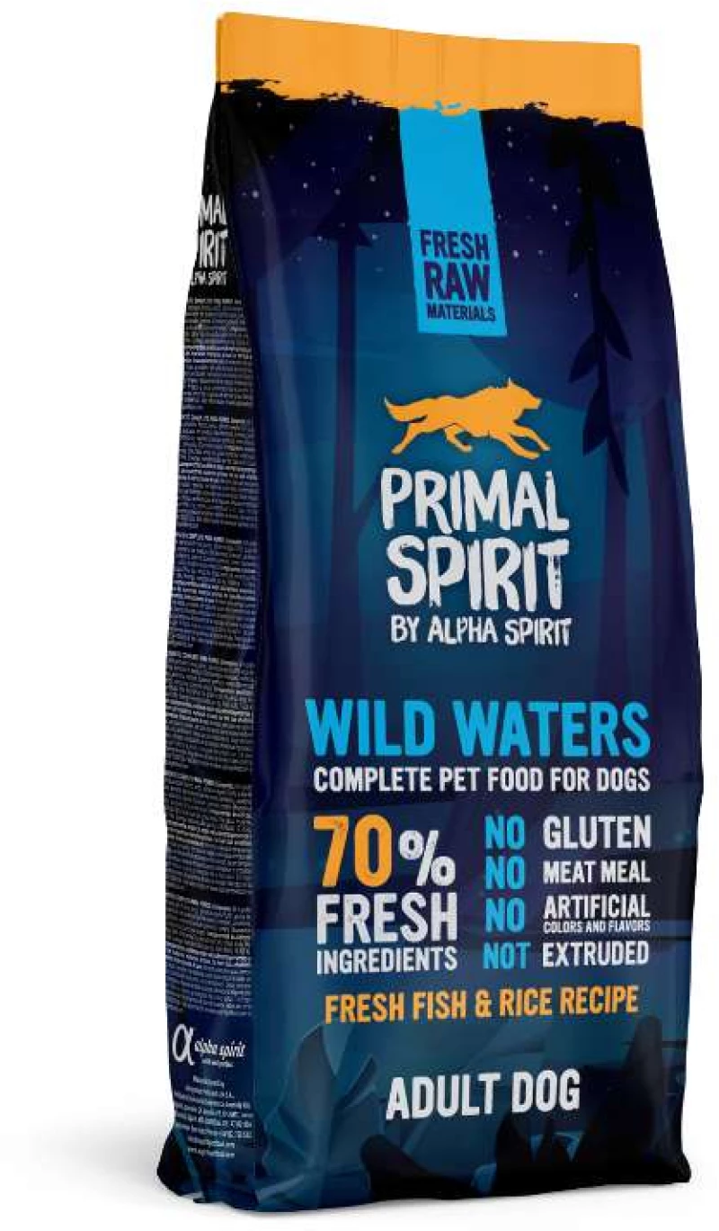 Primal Spirit Ξηρά Τροφή Σκύλου 70% Wild Waters 12Kg