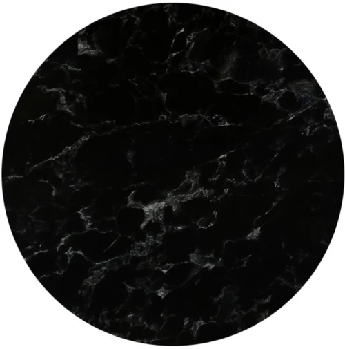 WOODWELL Ε117,451HPL (High Pressure Laminated) Επιφάνεια Τραπεζιού Απόχρωση Black Marble, Εξωτερικού χώρου Φ120cm/12mm Ε117,451