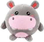 Λούτρινο Μαλακό Μαξιλάρι Squishy Plush Hippo 14cm iTotal XL2779A