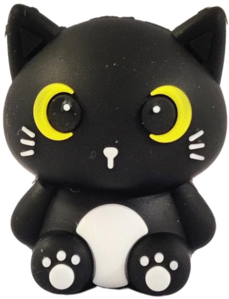 i-Total Γομολάστιχα XL1804K 3D Eraser PVC Black Cat 3.2X3.8X3cm