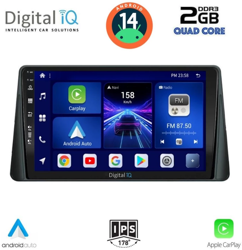 DIGITAL IQ BXC 3158_CPAA (9inc) MULTIMEDIA TABLET for FORD FOCUS mod. 2019>