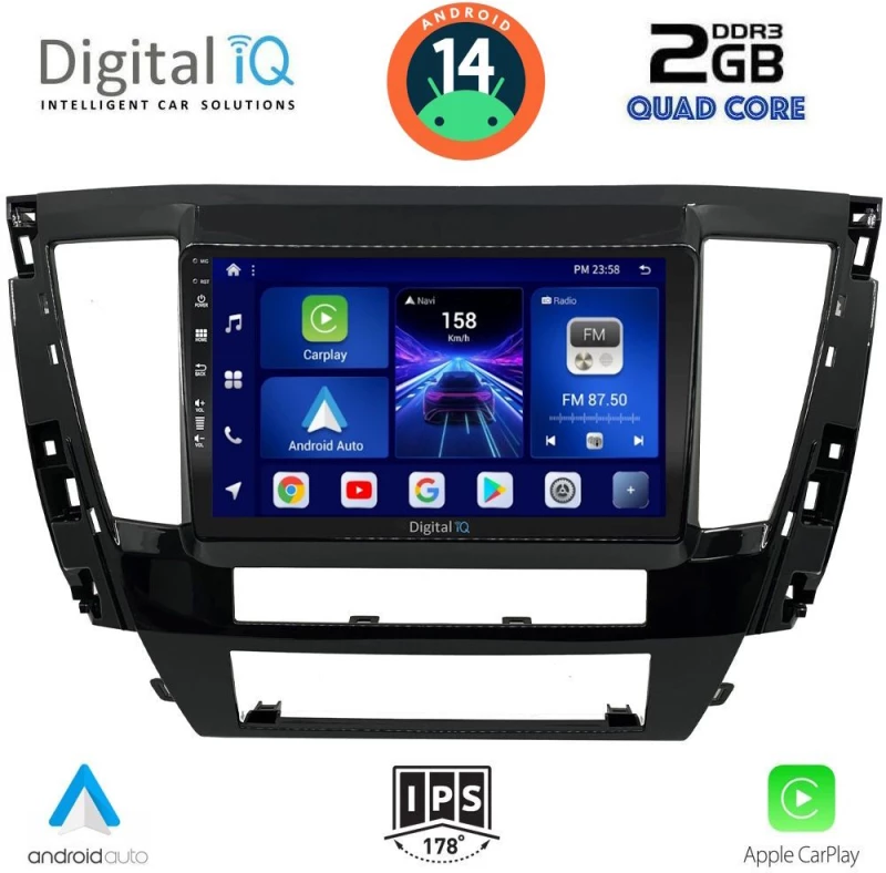 DIGITAL IQ BXC 3447S_CPAA (9inc) MULTIMEDIA TABLET for MITSUBISHI PAJERO SPORT mod. 2020>