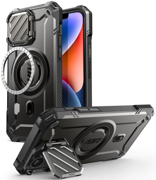 Θήκη iPhone 16e Supcase Unicorn Beetle XT Mag Ανθεκτική MagSafe με Μεταλλικό Κάλυμμα για την Κάμερα - Black (843439157057)