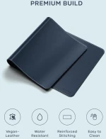 Desk Mat Satechi Vegan-Leather από Premium Vegan Δέρμα - Blue (ST-LPDMB)