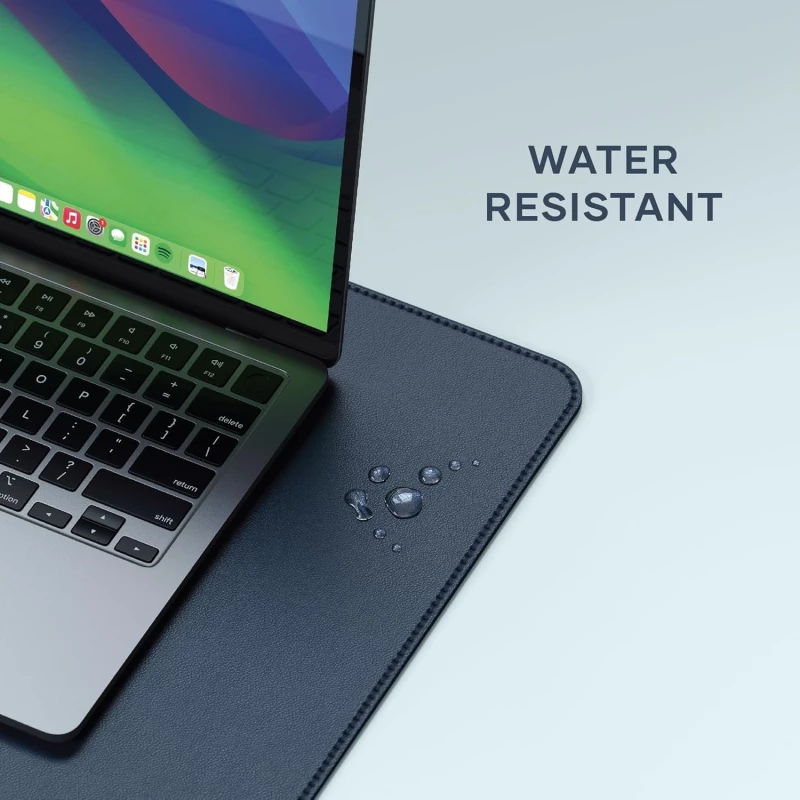 Desk Mat Satechi Vegan-Leather από Premium Vegan Δέρμα - Blue (ST-LPDMB)