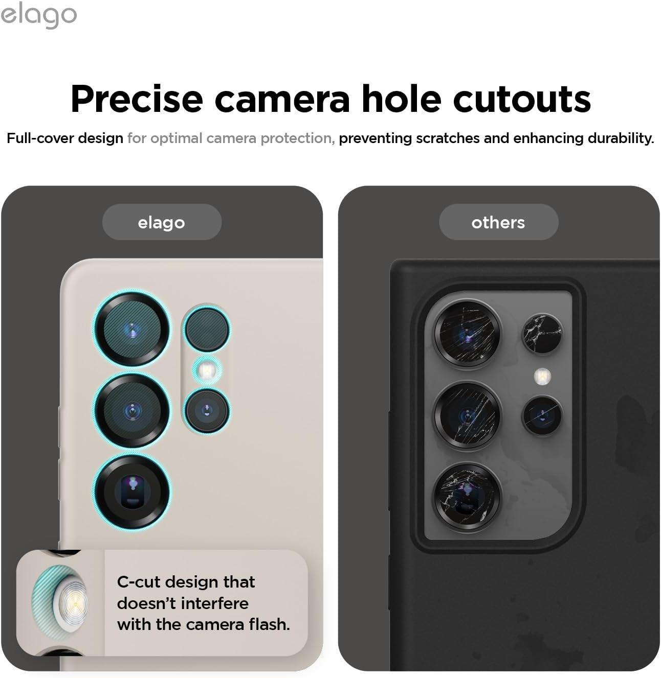 Θήκη Samsung Galaxy S25 Ultra Elago Silicone Case Premium Σιλικόνης - Stone (EGS25SC68-ST)