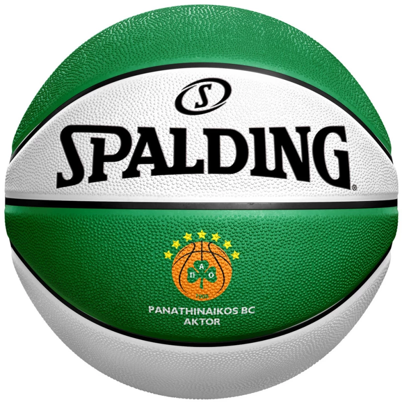 SPALDING ΜΠΑΛΑ ΜΠΑΣΚΕΤ EUROLEAGUE TEAM PANATHINAIKOS SIZE 7 (#85-303Z)