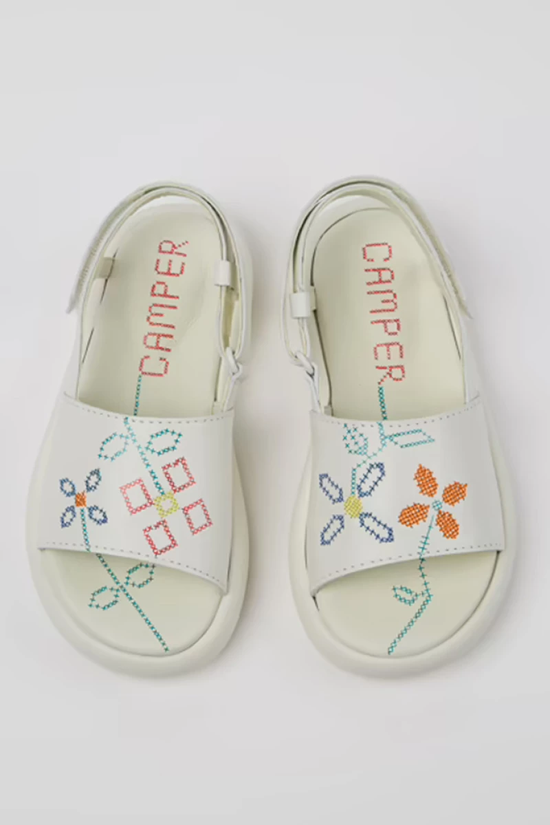 CAMPER ΠΑΙΔΙΚΑ ΠΕΔΙΛΑ ΚΟΡΙΤΣΙ TWINS ΛΕΥΚΟ  (#K800631-002)