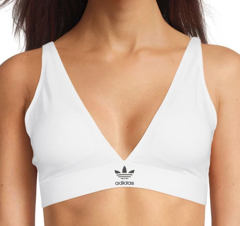 ADIDAS ADIDAS UNLINED TRIANGLE BRA WHITE 4A7H01-100