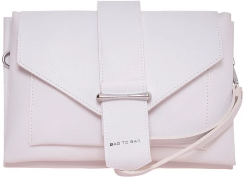 Τσάντα χειρός YM0903 - Ασπρο Bag to Bag
