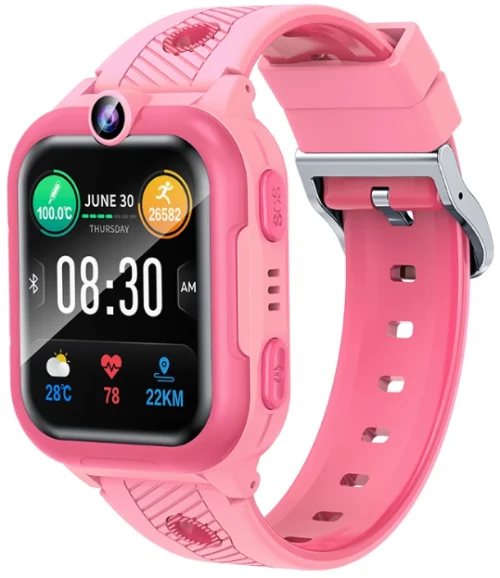 Awei Παιδικό Smartwatch 4G με GPS και λειτουργία κλήσεων H30 Ροζ