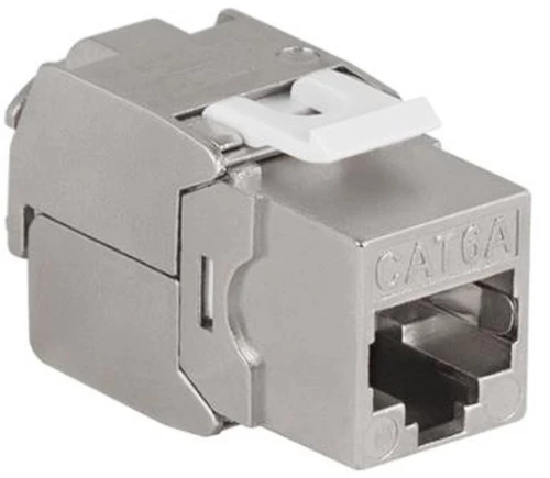 Keystone jack Cat. 6A STP 22–26 AWG Logilink tool-less NK4071