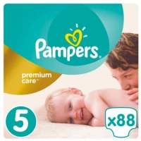PAMPERS Βρεφικές Πάνες Premium Care No.5 11-18Kgr 88 Τεμάχια Mega Pack