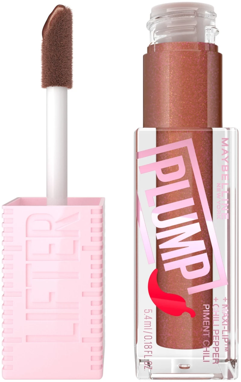 MAYBELLINE Lifter Plumping Gloss 007 Cocoa Zing Για Όγκο Στα Χείλη 5.4ml