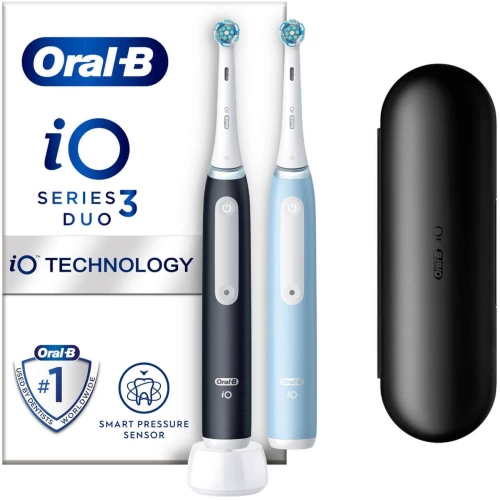 ORAL B Ηλεκτρική Οδοντόβουρτσα iO3 Duo Magnetic Black&Blue