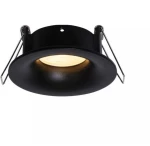 Downlight Οροφής Χωνευτό Στρογγυλό GU10 50W IP20 Zambelis S168 Μαύρο