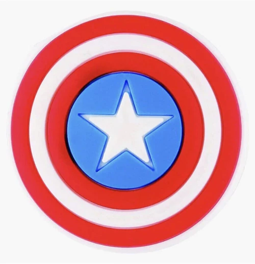 CROCS JIBBITZ Charms Marvel Avengers Captain America (1009759-UNC)