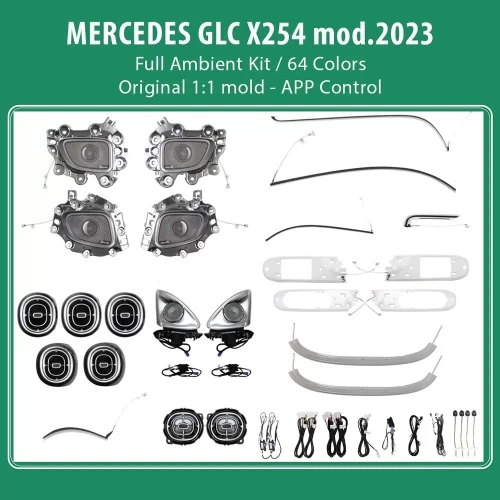 DIQ AMBIENT 8173 BJE6 BENZ GLC (X254) FULLKIT mod.2023 (Digital iQ Ambient Light for Mercedes GLC, Full Kit) DIQ_ALMB_GLC_FK