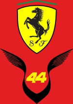 Lewis Hamilton Ferrari Φούτερ (wings) - RED