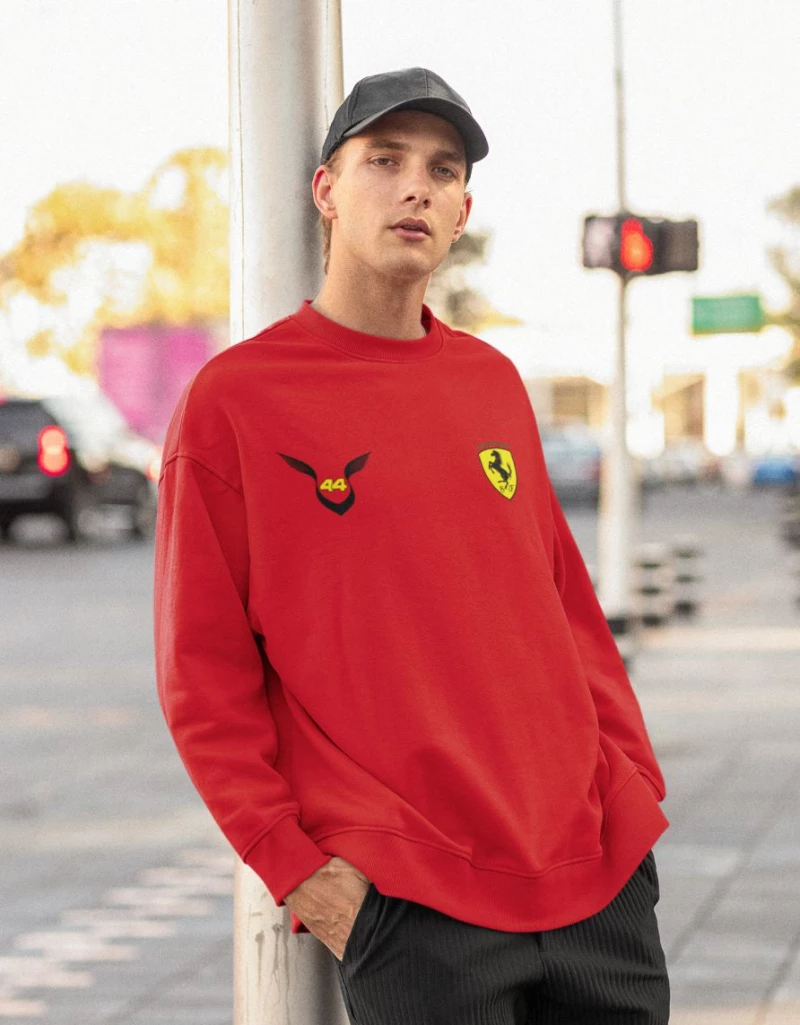Lewis Hamilton Ferrari Φούτερ (wings) - RED