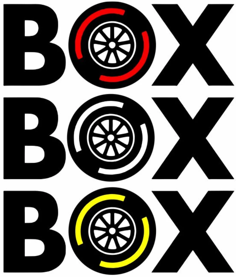 "Box Box Box" Φούτερ - BLACK