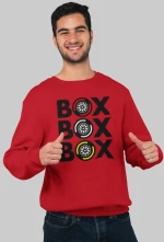 "Box Box Box" Φούτερ - BLACK