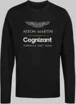 Aston Martin F1 Μακρυμάνικο T-Shirt (Replica) - BLACK