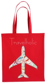 Τσάντα Αγοράς Travelholic - Red