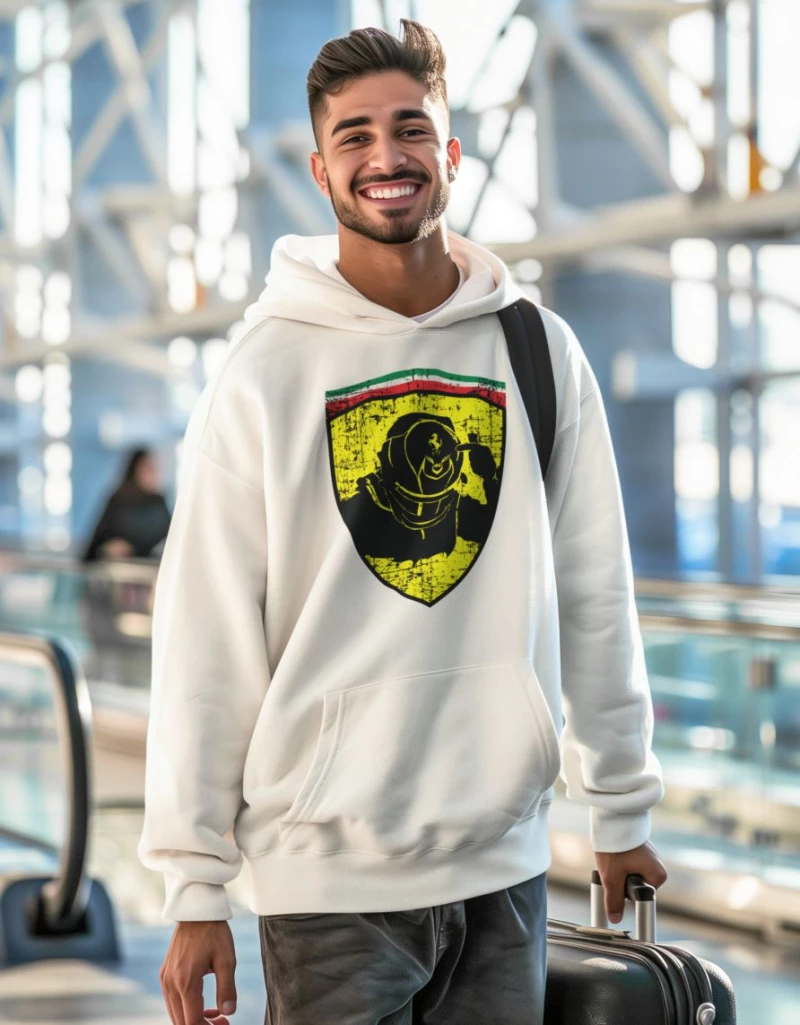 Hamilton Scuderia Edition Φούτερ με Κουκούλα - BLACK