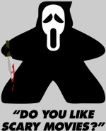 Ghostface Meeple Φούτερ - BLACK