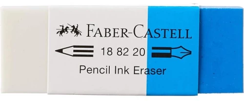 Faber Castell Γόμα Λευκό/Μπλε Vinyl
