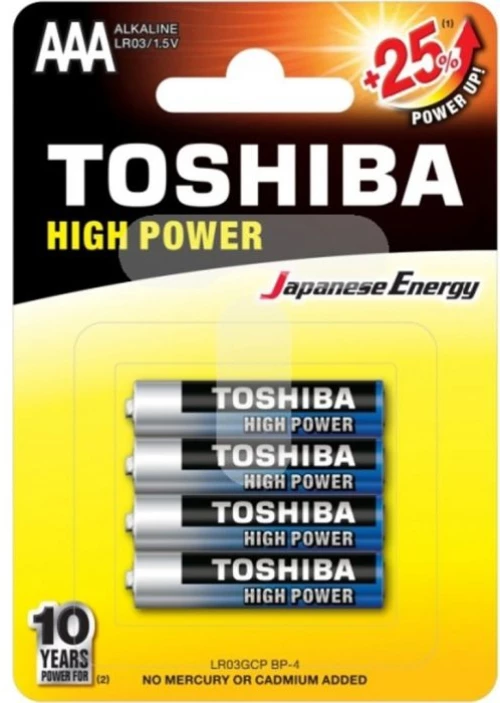 Toshiba Αλκαλικές Μπαταρίες ΑΑA (4τμχ)