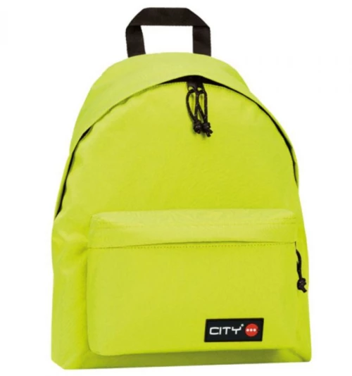 City Σακίδιο Πλάτης The Drop - Lime Green