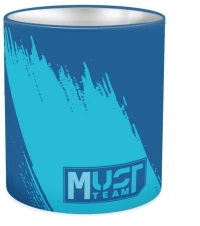 Must Μολυβοθήκη Μεταλλική Μπλέ 10x11cm