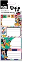Diakakis Αυτοκόλλητες Ετικέτες Disney Mickey Mouse 20 Τμχ.