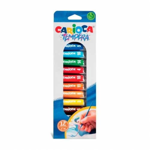 Carioca Τέμπερες 12 Χρώματα 12ml