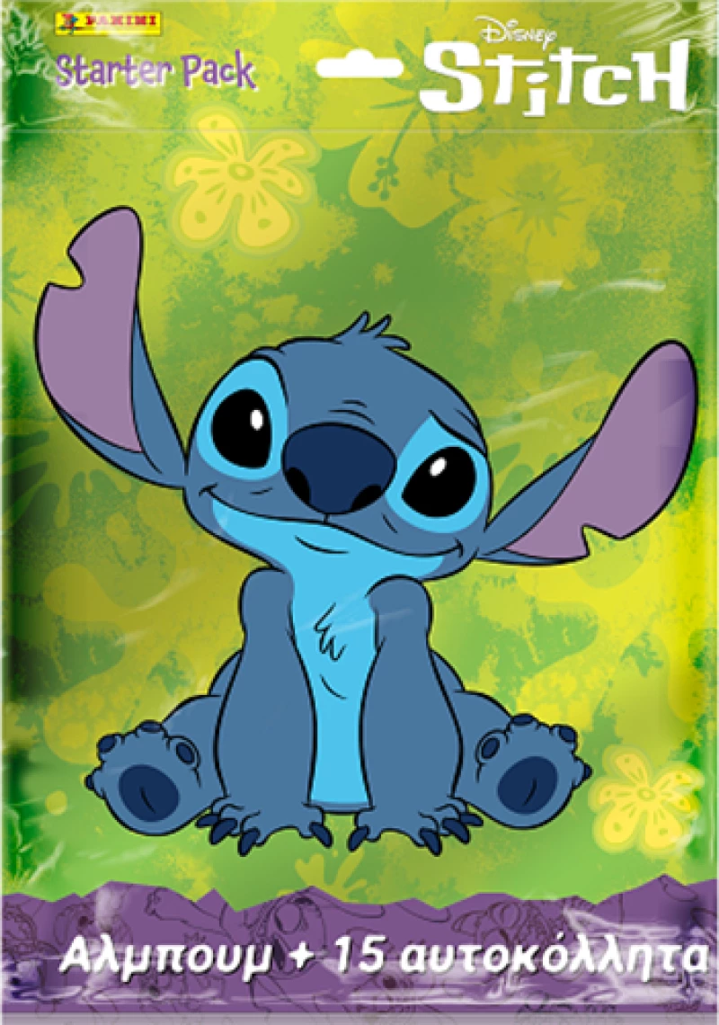 PANINI DISNEY - STITCH 2025 STARTER PACK ΜΕ 15 ΑΥΤΟΚΟΛΛΗΤΑ 107509