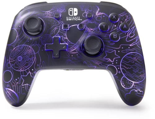 PowerA Enhanced Wireless Controller With Lumectra - Galactic Vortex (Nintendo Switch) / Nintendo Switch