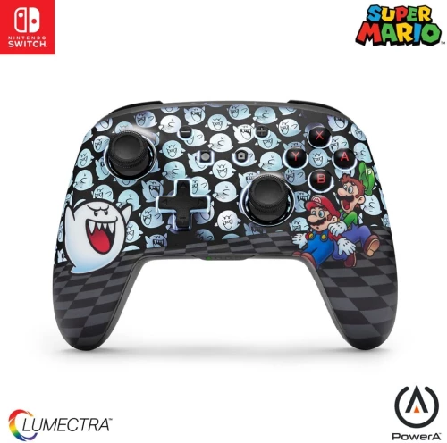 PowerA Enhanced Wireless Controller for Nintendo Switch with Lumectra – Mario Peek-A-Boo / Nintendo Switch