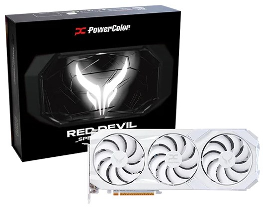 PowerColor Red Devil Radeon RX 9070 XT Spectral White AMD 16 GB GDDR6