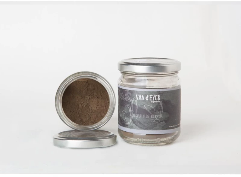 Van d'eyck σκόνη αγιογραφίας όμπρα ωμή 100gr.
